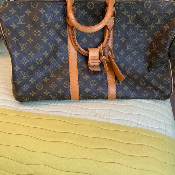 Louis Vuitton Keepall 45 Brown Monogram Canvas Weekender 18 X 10 X 9. - Picture 7 of 14